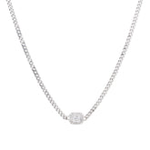 Cuban Chain with Emerald Necklace - silvermark